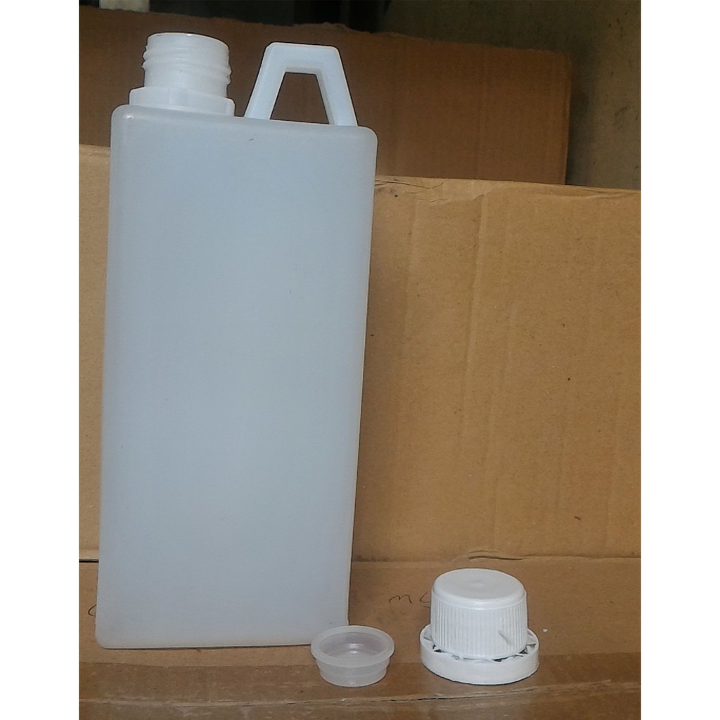 Botol Plastik HDPE Jerigen Kotak 1L