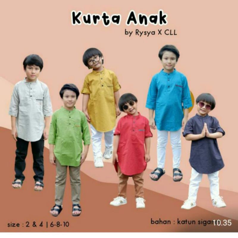 Koko kurta anak Rysya kurta anak sigaret
