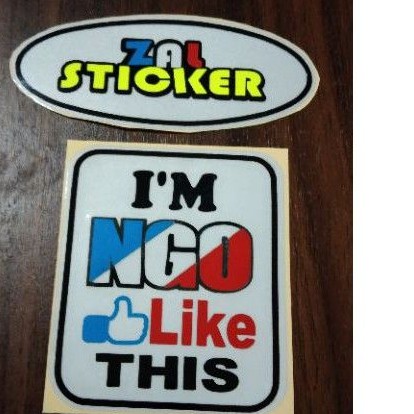 

sticker I'm NGO like this