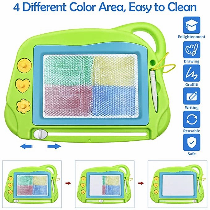 

[GRATIS ONGKIR] mainan papan tulis magnetic anak - drawing board - mainan alat tulis TERJAMIN