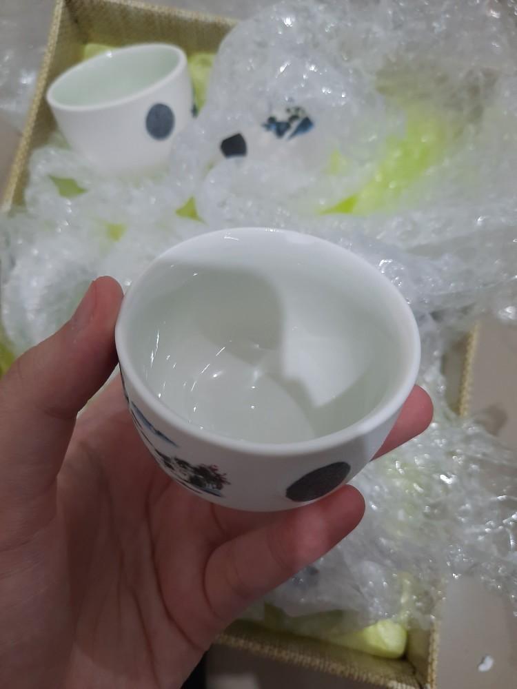 Chinese Tea Pot Set Ceramic C19 Classic 6 Cups Teko Teh Set 6 Cangkir Hadiah Souvenir Gift Box