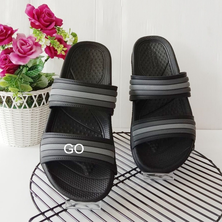 gos NEW ERA MB E7029 Sandal Casual Pria Ban Dua Karet Sandal Slop Laki-laki Anti Slip Original Sandal Kekinian Gaul Murah Sandal Dewasa Anti Air