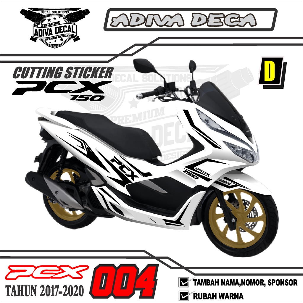 STICKER CUTTING PCX 150 TAHUN 2015-2020 LIS SIMPLE - STIKER CUTING PCX 004
