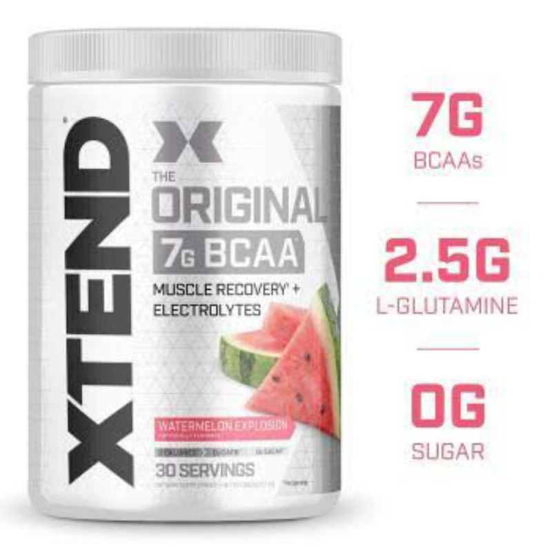 X TEND XTEND BCAA SCIVATION 30 SERVING BCAA POWDER SUPLEMEN FITNES KESEHATAN GYM MAKANAN RECOVERY