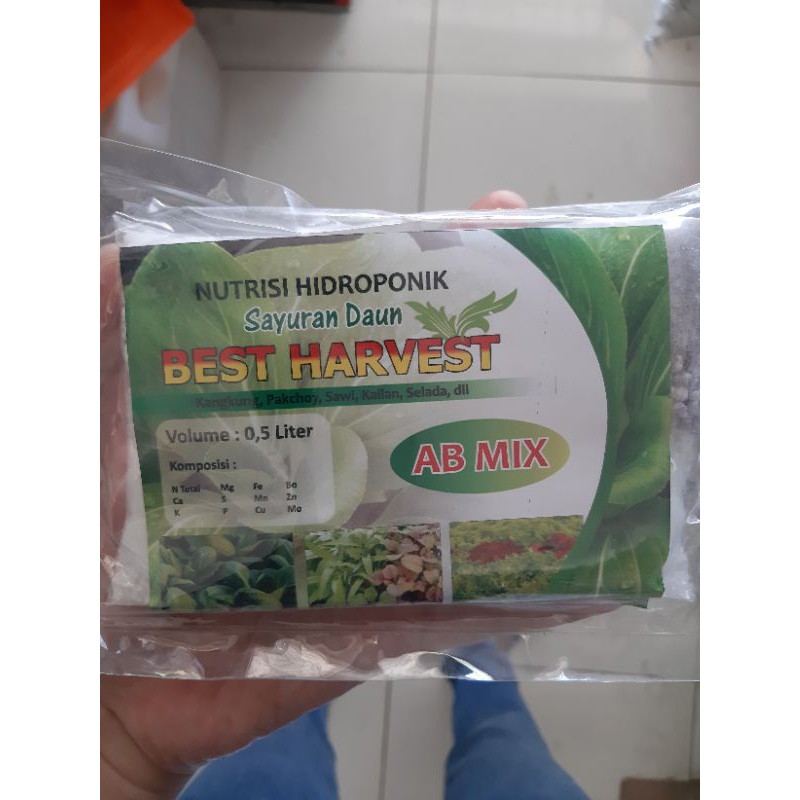 Nutrisi AB Mix hidroponik