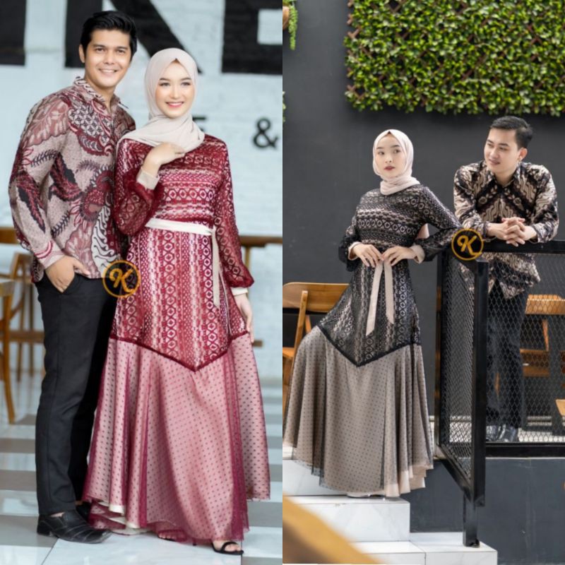 Baju Batik Couple Kebaya Keluarga Murah Gamis Pekalongan Ootd Kondangan Fashion Wanita Brokat Muslim