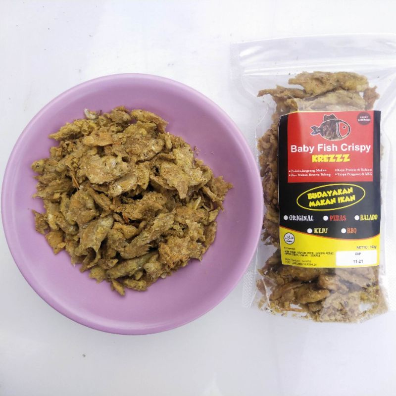 

Cemilan Halal Baby Fish 500gr