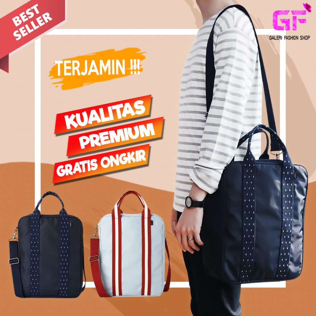 TAS TRAVEL BAG SELEMPANG BAHU JINJING TEMPAT BAJU PAKAIAN PRIA WANITA TRAVELING MUDIK IMPORT GF350