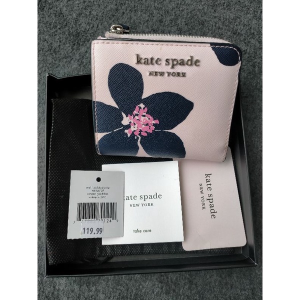 preloved dompet kate spade mini bifold wallet