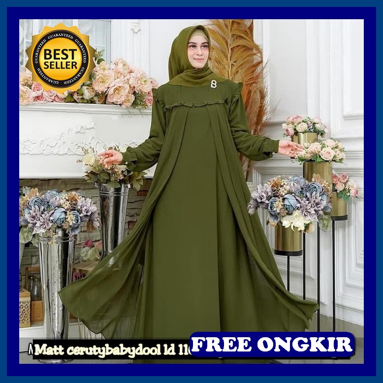 Buju Muslim Wanita Sari Gamis Wanita Terbaru 2023 Games Remaja Syari Dres Muslimah Kekinian Dress Sy