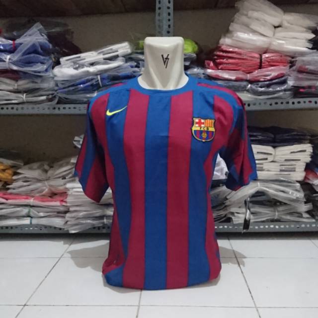 Jersey Retro A3 AAA Barcelona Barca home 2005 2006 MXL