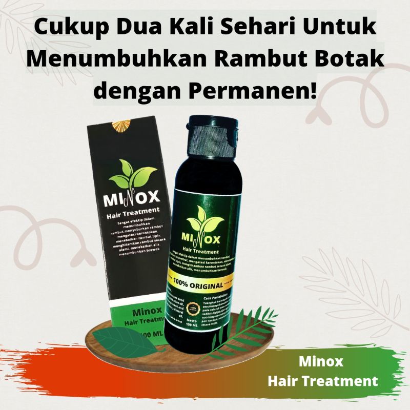 [Paket 3] MINOX Penumbuh Rambut Botak &amp; Rontok Paling Ampuh &amp; Cepat Original 100 ML