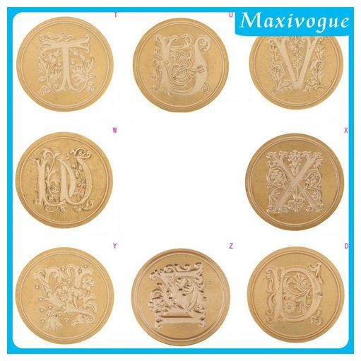 Classic Initial Wax Seal Stamp - Stempel Sealing Lilin Inisial Klasik