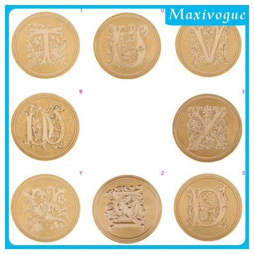 Classic Initial Wax Seal Stamp - Stempel Sealing Lilin Inisial Klasik