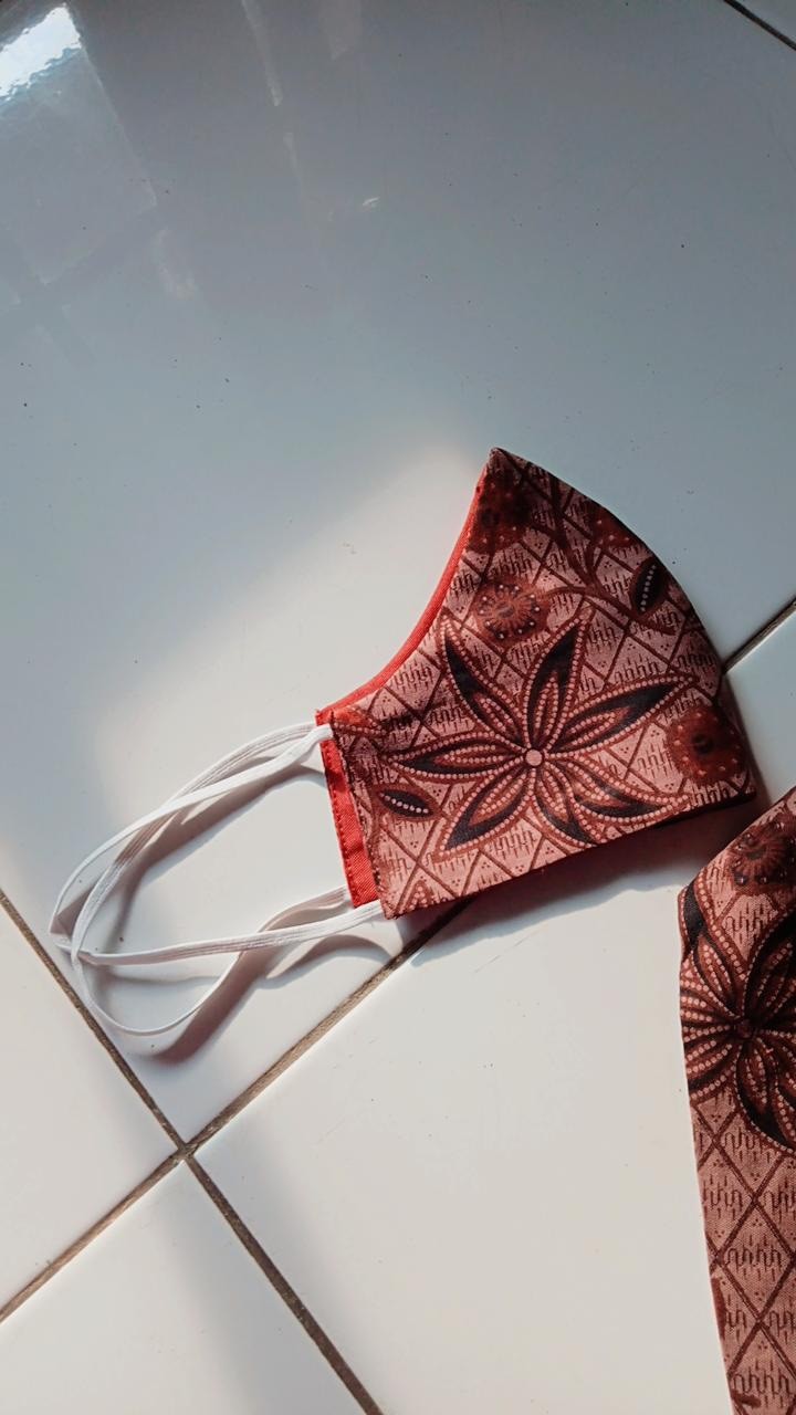 Atasan Batik Wanita Floral Polos 0831