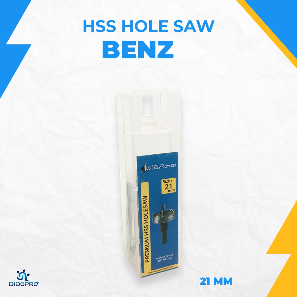 Hole Saw Besi 20mm BENZ / Holesaw Besi 20 mm / Mata Bor Besi 20mm HSS