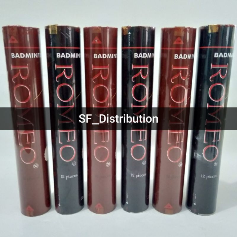 ORIGINAL ONLY - Kok ROMEO HItam / Hijau / Coklat Asli Hologram Badminton Shuttlecock