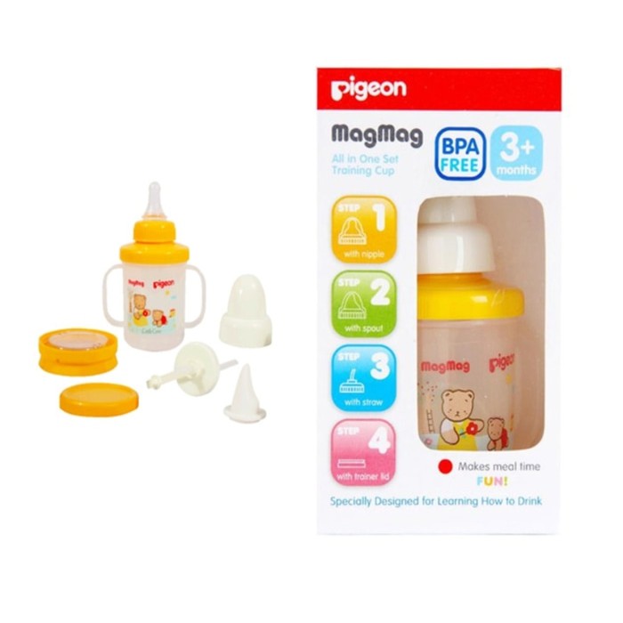 Pigeon - MagMag All in One Set Training Cup (Little Coro)