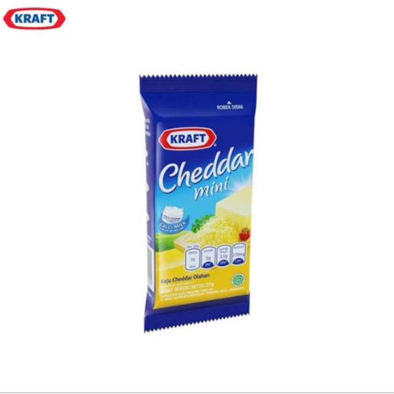 

Keju kraft cheddar 35gr