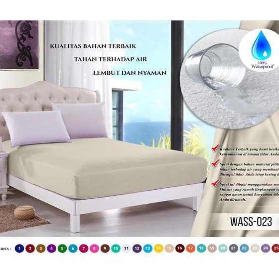 SPRAI WATERPROOF TINGGI 35CM,BAHAN 100%KATUN LATEX