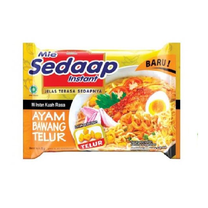 

Sedap Mie Instan Rasa Ayam Bawang Telur 73gr