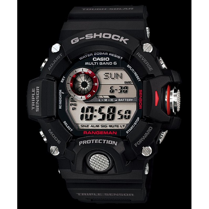 Jam Tangan Pria Merk G Shock Type GW-9400 Rangeman Original Bm Baterai Free Box