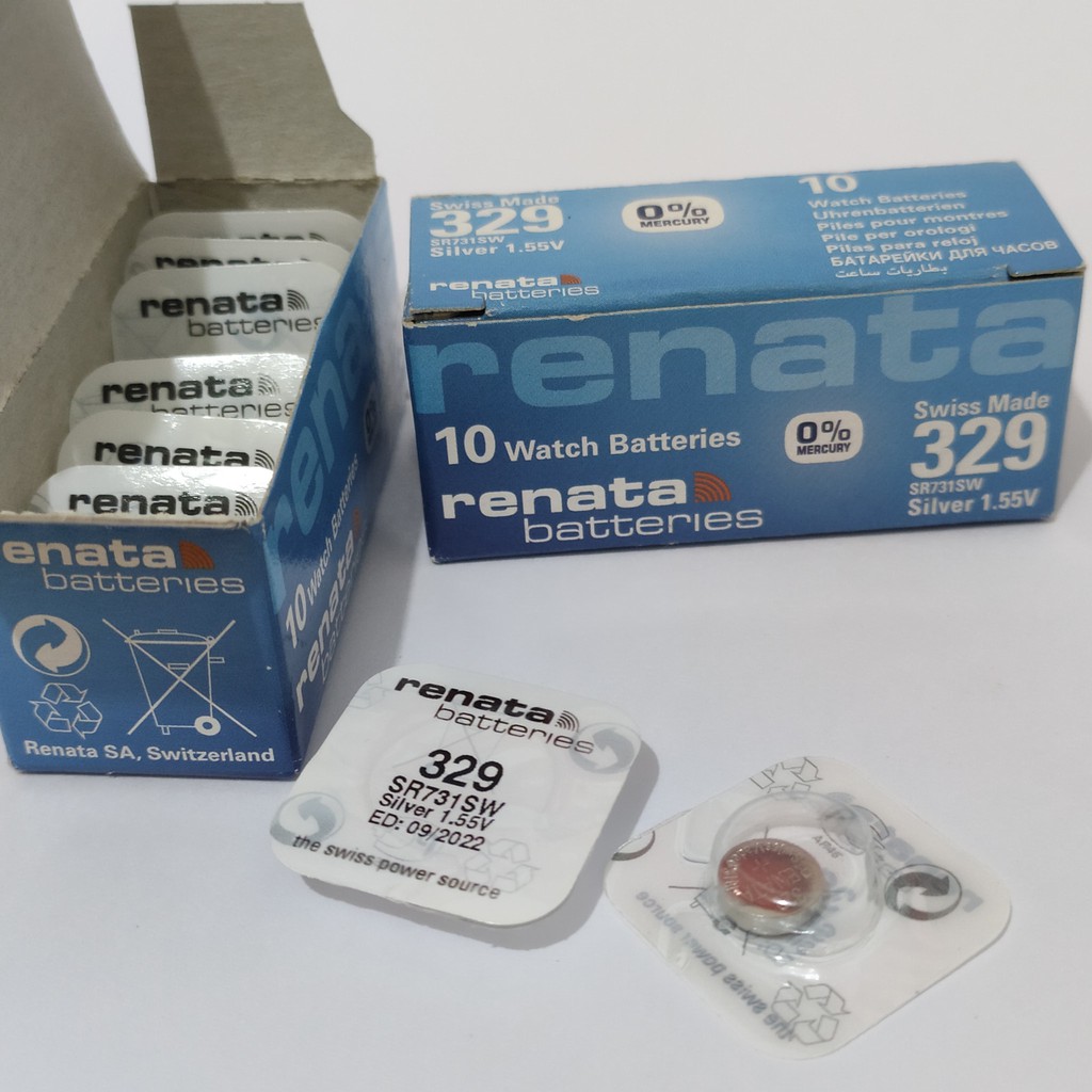 BATTERY BATREI BATERE RENATA SR731SW RENATA 329 ORIGINAL