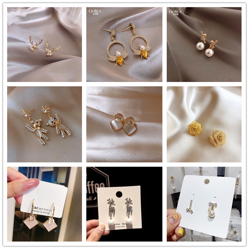 Anting Tusuk Gantung Panjang Bahan Sterling Silver 925 Hias Mutiara Gaya Koreasimple Untuk Wanita