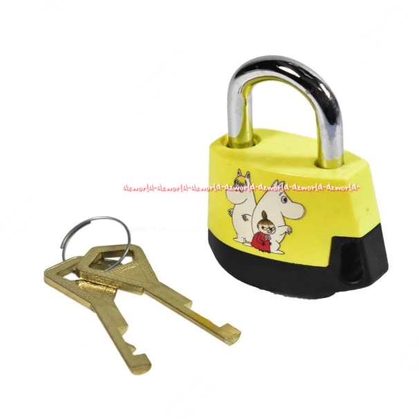 Gembok Abloy Moomin Padlock Abloy Classic Gembok Yellow Blue Padlock Gambar Motif Gambar Pad Lock