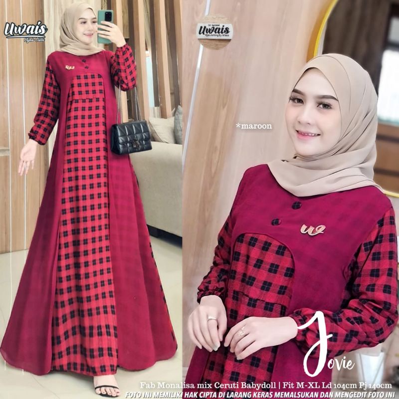 DRESS WANITA MUSLIM // JOVIE BY UWAIS [READY STOCK]