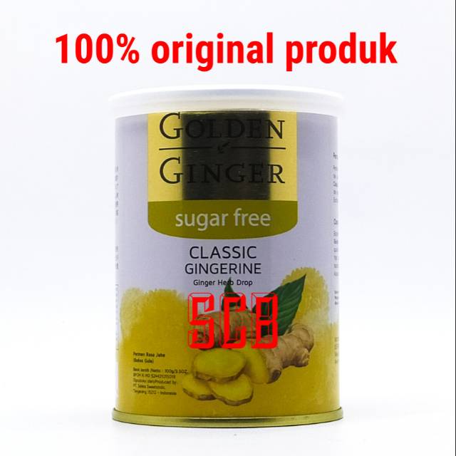 Golden Ginger Sugar Free - Ginger Herb Drop