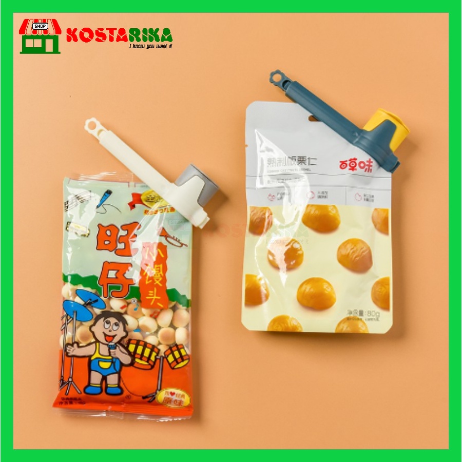 SEAL &amp; POUR BAG CLIPS SNACK SEALING CLIP PENJEPIT JEPITAN CLAMP BAG SEALER PENUTUP KLIP TINY KECIL