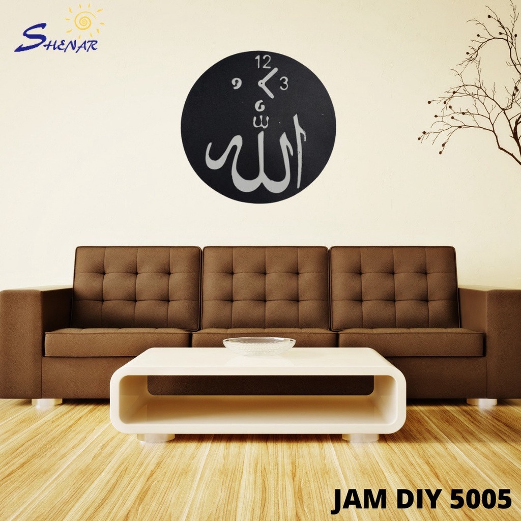 Jam Dinding DIY 3D Kecil/ Tempel di Tembok Angka HIiasan Unik Aestetic Minimalis