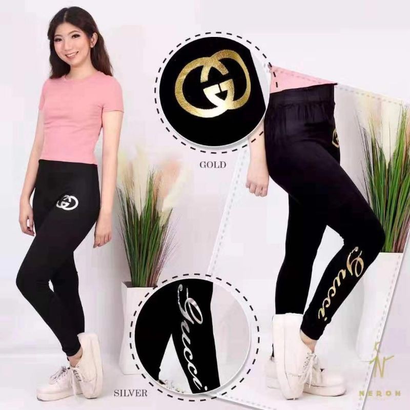 legging sablon GC import highwais