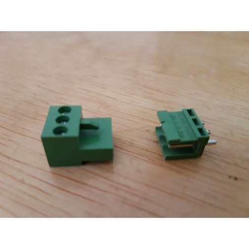 konektor green HT3.96mm 3p Lurus terminal block connector HT396 pair