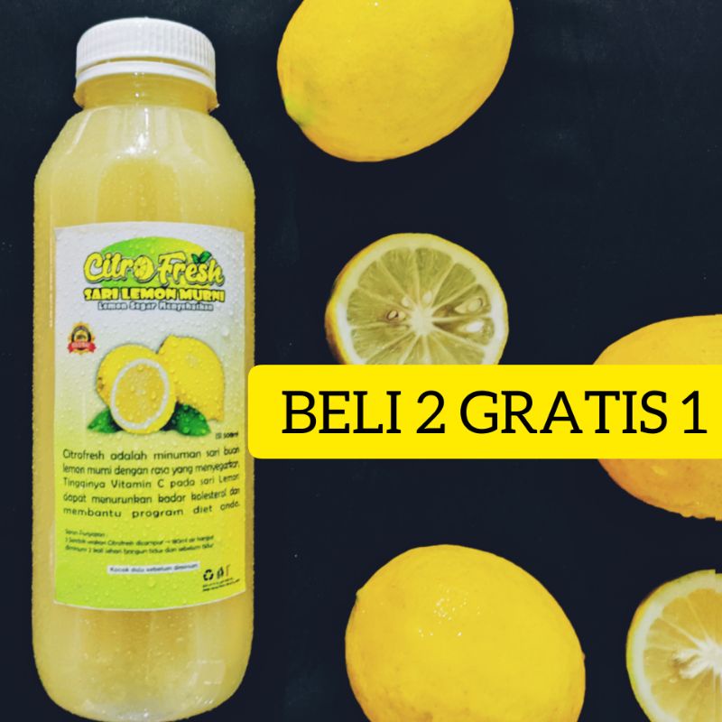 

sari lemon/pure lemon/100%murni 500ml