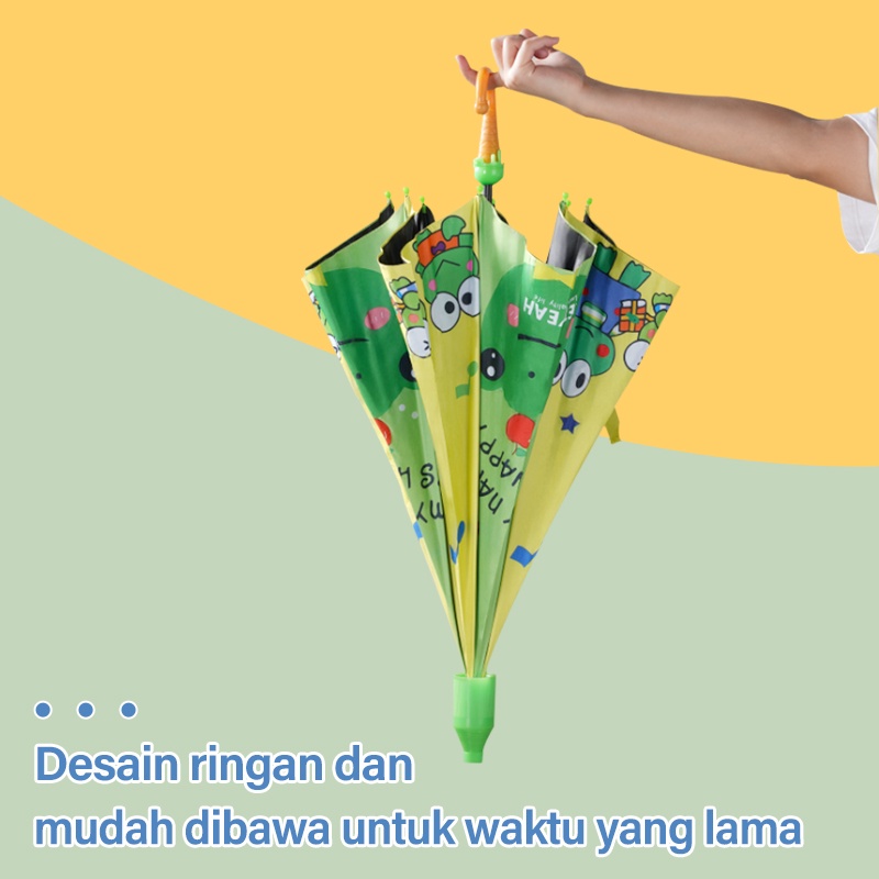 Letyeah &amp; Anantagt Payung anak Anti UV tahan hujan Otomatis Buka Tutup Umbrella