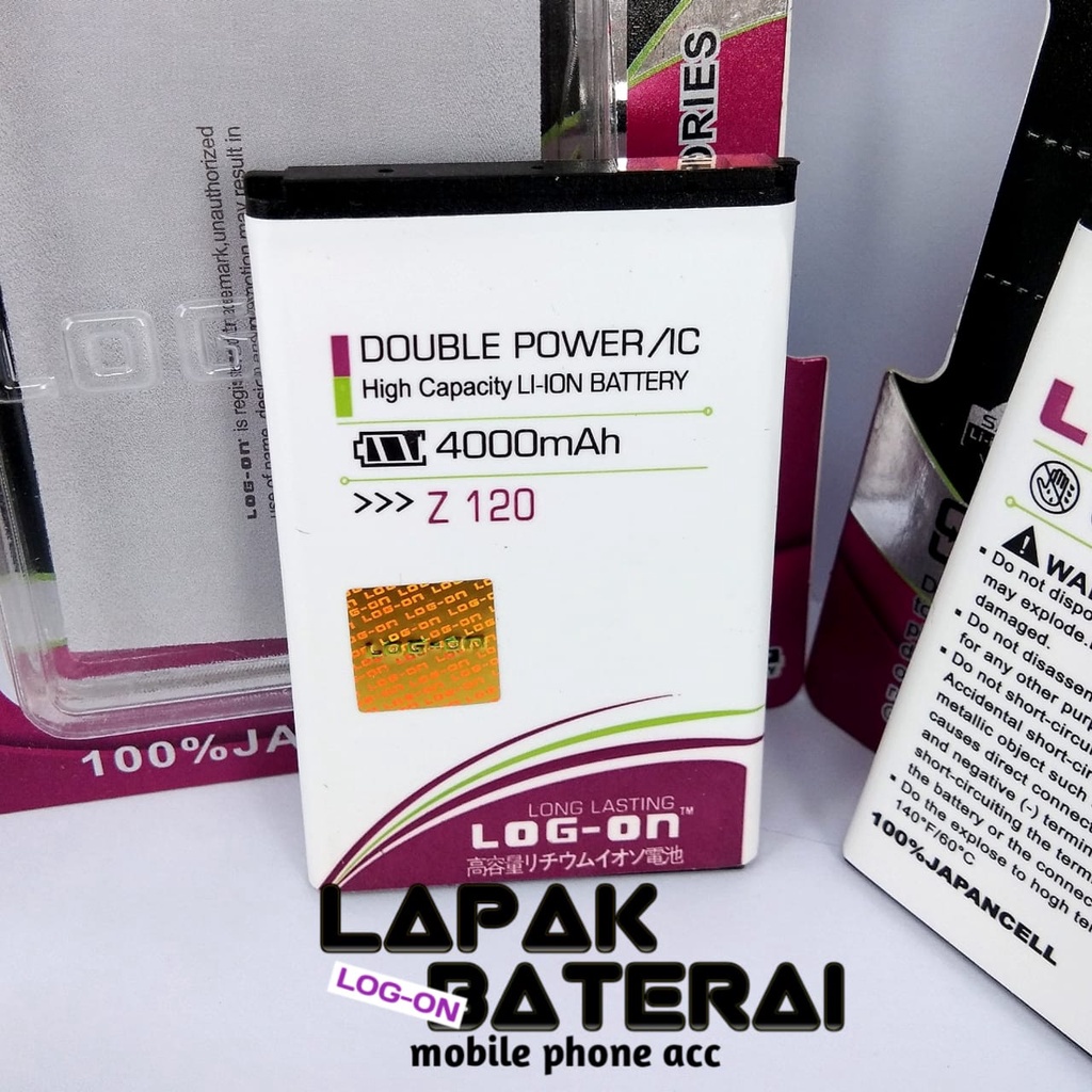 BATERAI ACER Z2 Z120 Z110 - LOG ON DOUBLE POWER BATRE BATTERY