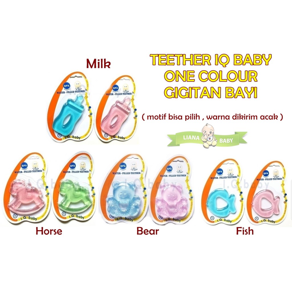 TEET42 TEETHER IQ BABY ONE COLOUR GIGITAN BAYI