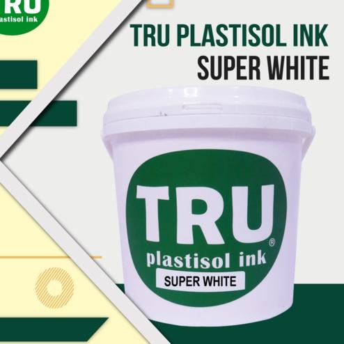 

Paling Disukai TRUcolor Plastisol Super White Tinta Sablon Distro Putih 1kg LY4**