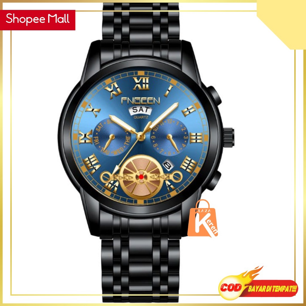Jam Tangan FNGEEN 4001 Nexgo Bergaransi 1 Bulan BONUS Tas Exclusive dan Dompet Exclusive