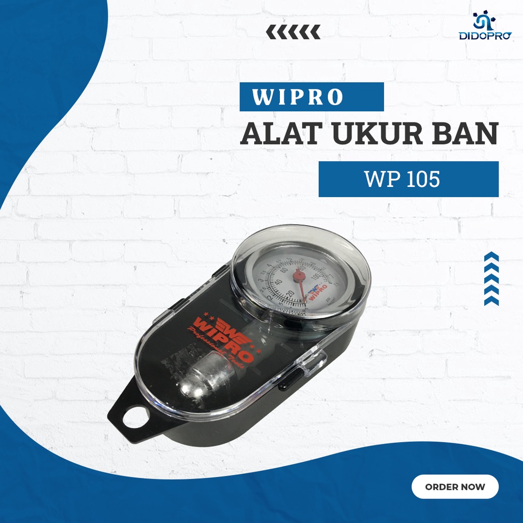 Tire Gauge Dial / Alat Pengukur Tekanan Ban WP105 WIPRO