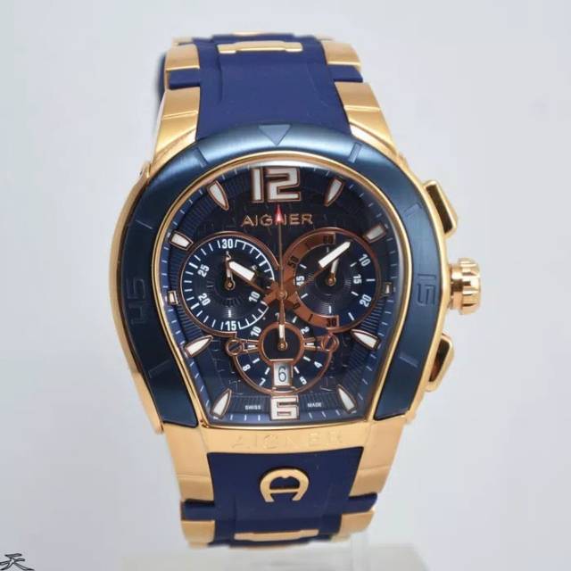 Aigner Palermo Rantai A58512 Crono Original