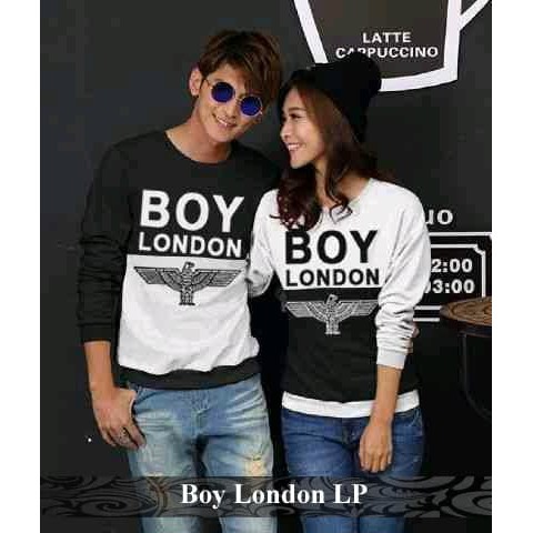 Promo Lengan panjang couple trendy | baju pasangan terkini | London Boy