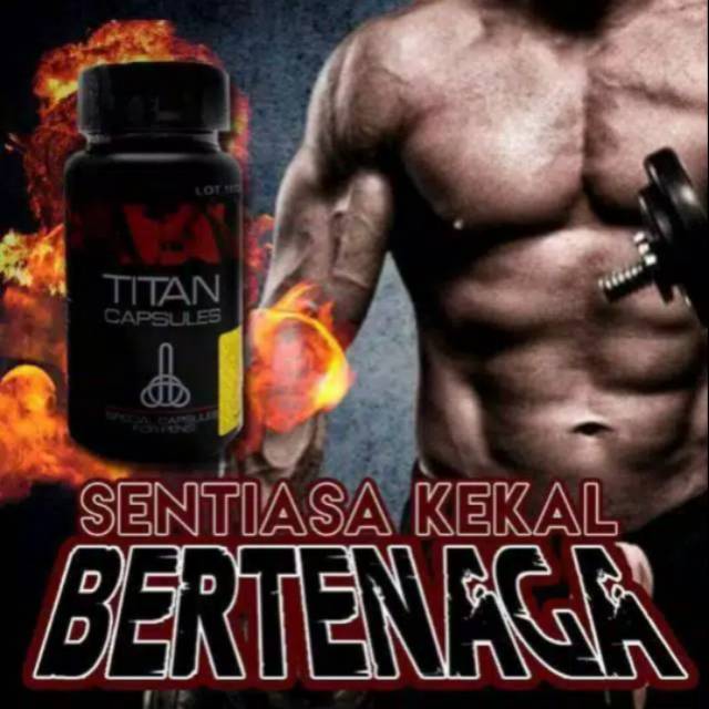 COD / BAYAR DI TEMPAT TITAN CAPSULE isi 30 k TITAN ASLI ORIGINAL OBAT STAMINA KESEHATAN_PRIA MANTAP