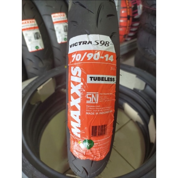 BAN MAXXIS RING 14 70/90-14 VICTRA TUBLES