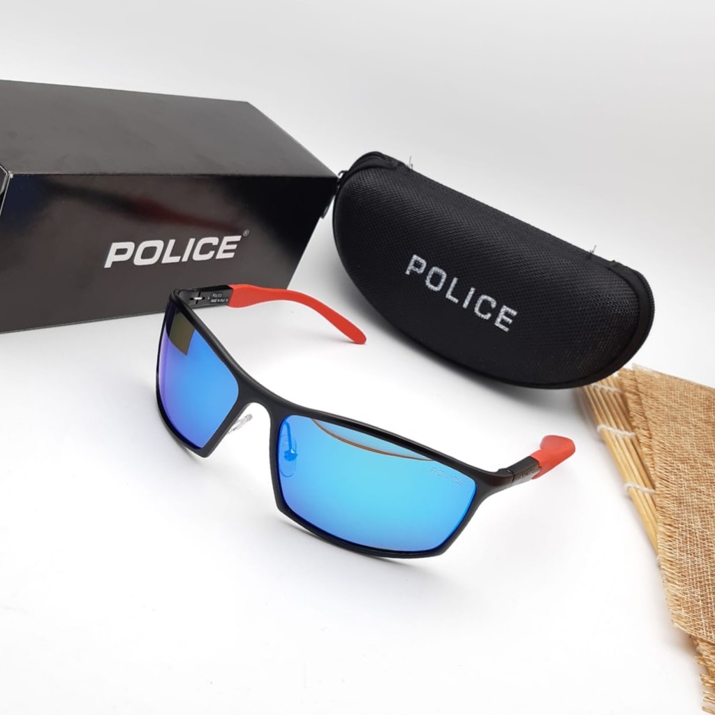 Sunglass Kacamata Sepeda Pria Police A1925 Lensa Anti UV