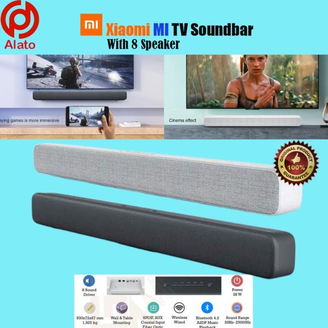 Xiaomi Mi TV Soundbar Wired & Wireless Bluetooth Audio With 8 Speakers