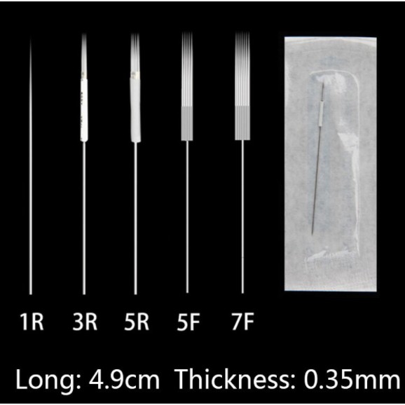 Jarum misty / needle misty shading 3R 3F 5R 5F + TIP sulam manual TIPS