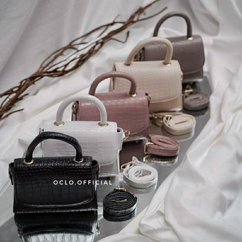croco Dylan bag ori oclo